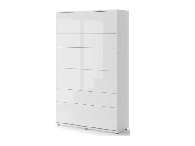 Zidni krevet 120x200 Lenart Bed Concept 02 vertikalni visoki sjaj zatvoreni