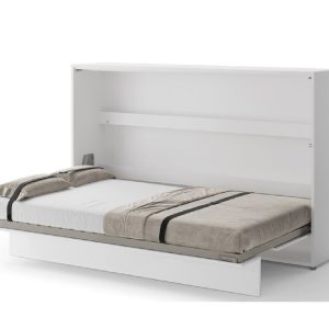 Zidni krevet 120x200 Lenart Bed Concept 05 horizontalni bijeli otvoreni