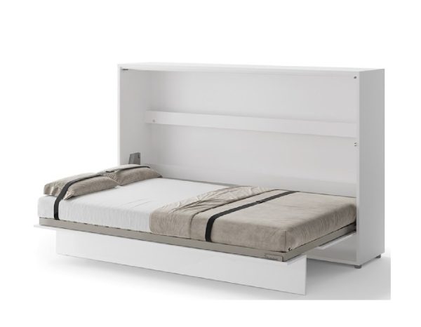 Zidni krevet 120x200 Lenart Bed Concept 05 horizontalni bijeli otvoreni