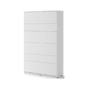 Zidni krevet 120x200 Lenart Bed Concept 02 vertikalni bijeli zatvoreni