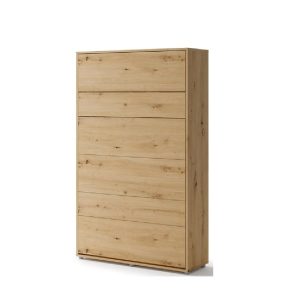 Zidni krevet 120x200 Lenart Bed Concept 02 vertikalni hrast zatvoreni