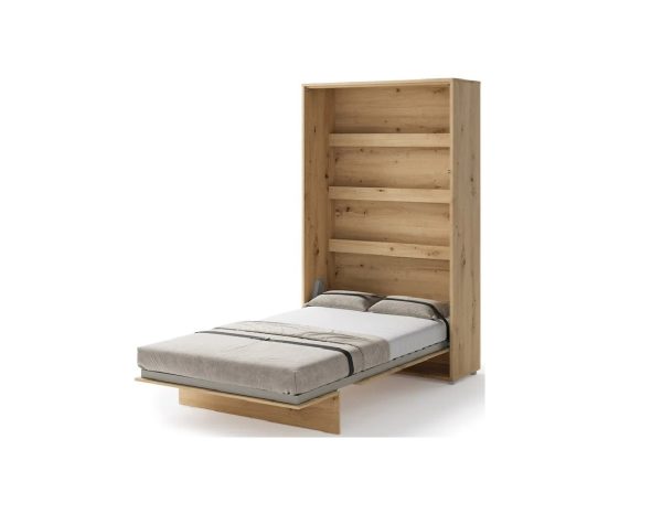 Zidni krevet 120x200 Lenart Bed Concept 02 vertikalni hrast