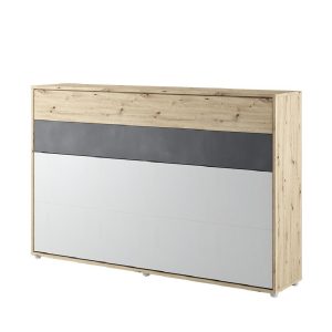 Zidni krevet 120x200 Lenart Bed Concept 05 horizontalni kombinacija zatvoreni