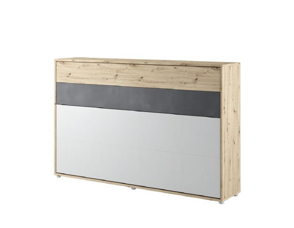 Zidni krevet 120x200 Lenart Bed Concept 05 horizontalni kombinacija zatvoreni