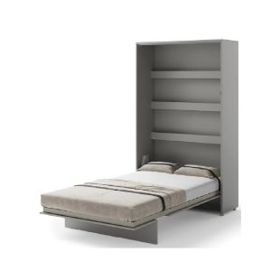Zidni krevet 120x200 Lenart Bed Concept 02 vertikalni sivi otvoreni