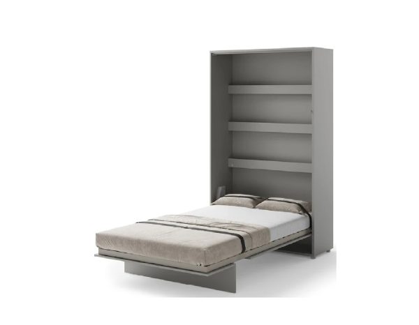 Zidni krevet 120x200 Lenart Bed Concept 02 vertikalni sivi otvoreni