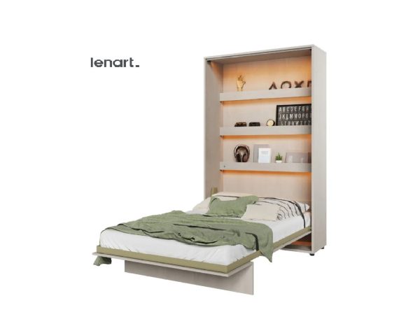 Zidni krevet 120x200 Lenart Bed Concept 02 vertikalni svila