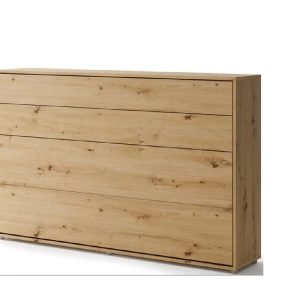 Zidni krevet 120x200 Lenart Bed Concept 05 horizontalni hrast zatvoreni