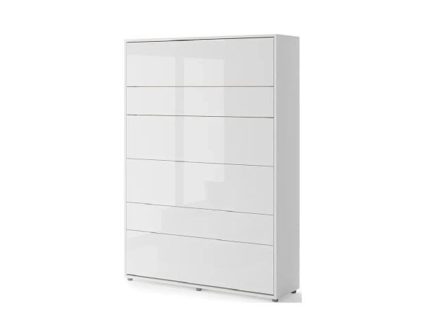 Zidni krevet 140x200 - Lenart Bed Concept 01 - visoki sjaj - vertikalni zatvoreni