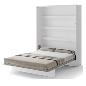 Zidni krevet 160x200 - Lenart Bed Concept 12 - vertikalni bijeli otvoreni