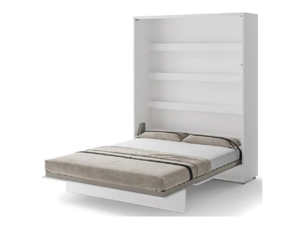 Zidni krevet 160x200 - Lenart Bed Concept 12 - vertikalni bijeli otvoreni