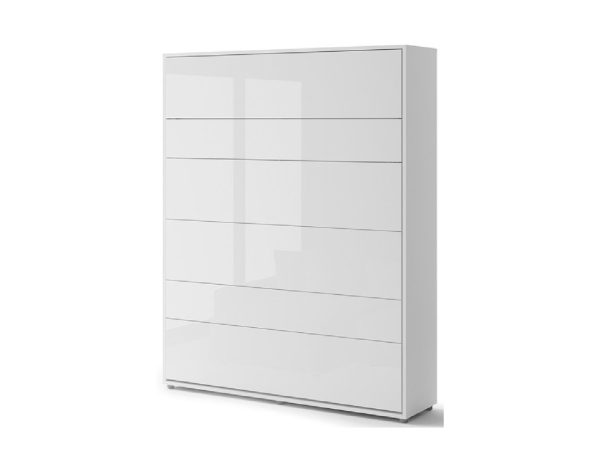 Zidni krevet 160x200 - Lenart Bed Concept 12 - visoki sjaj - vertikalni zatvoreni