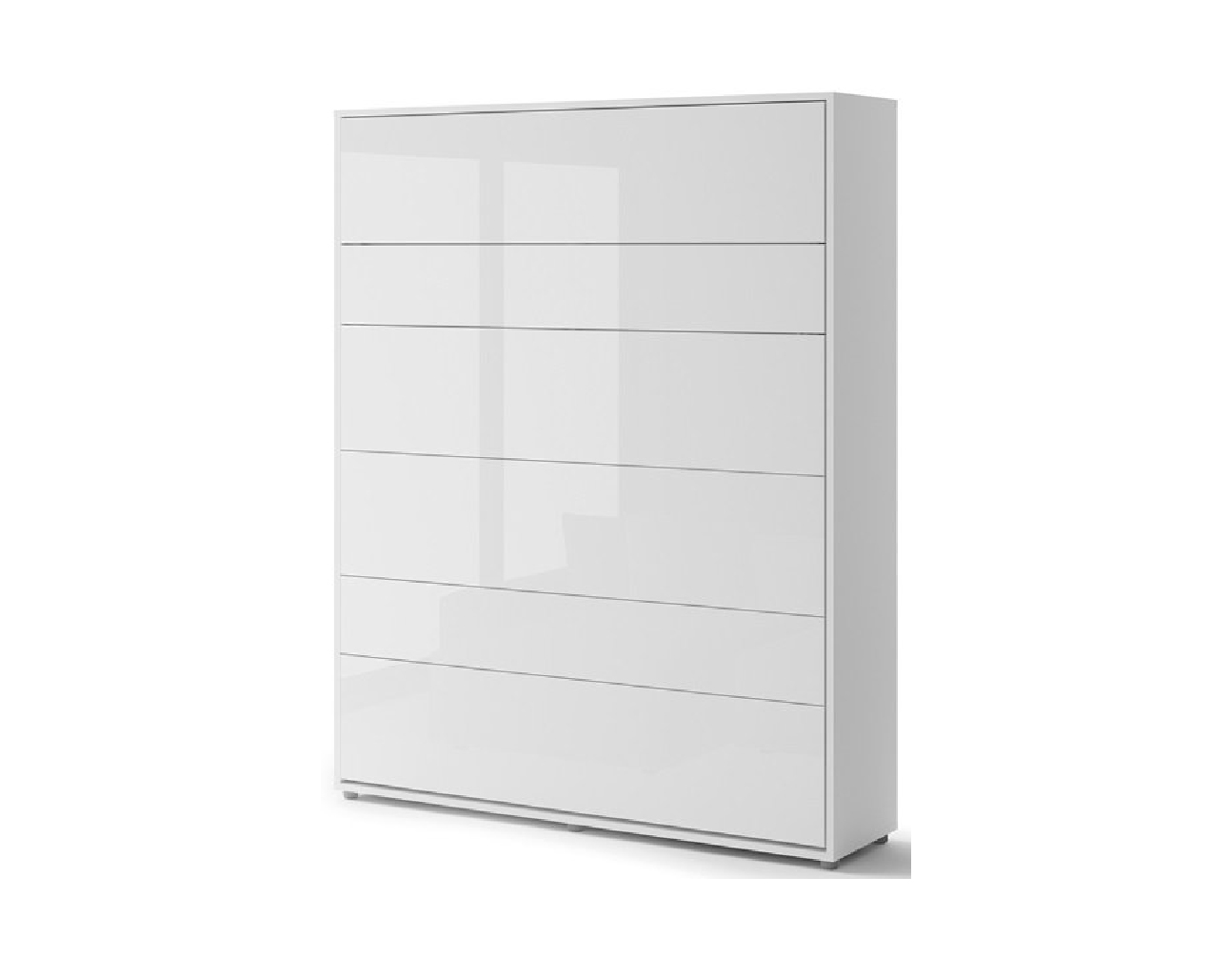 Zidni krevet 160x200 - Lenart Bed Concept 12 - visoki sjaj - vertikalni zatvoreni