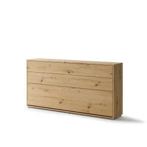 BED CONCEPT BC-06 horizontalni  zidni krevet 90x200 s madracem  – Artisan hrast - Slika 3