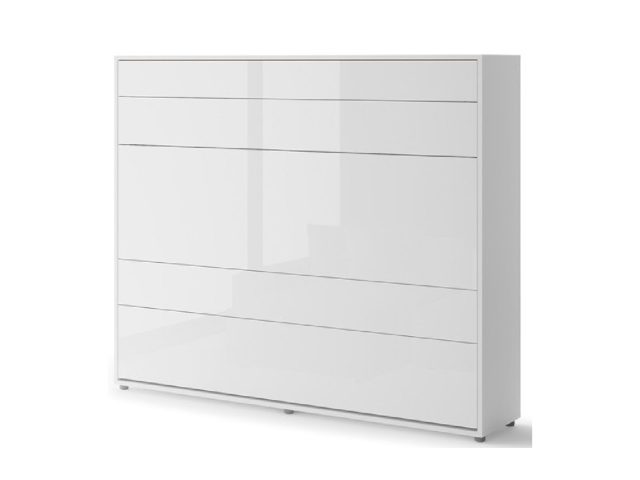 Zidni krevet 160x200 - Lenart Bed Concept 14 - visoki sjaj - horizontalni zatvoreni