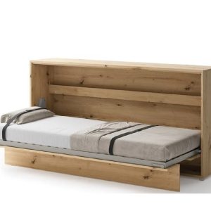 Zidni krevet 90x200 - Lenart Bed Concept 03 - Horizontalni hrast otvoreni