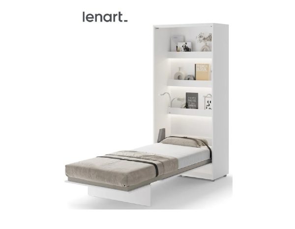Zidni krevet 90×200 - Lenart Bed Concept 03 - visoki sjaj - vertikalni