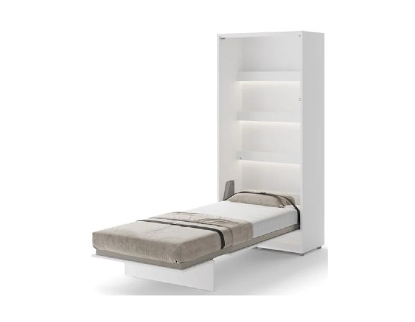 Zidni krevet 90×200 - Lenart Bed Concept 03 - visoki sjaj - vertikalni otvoreni