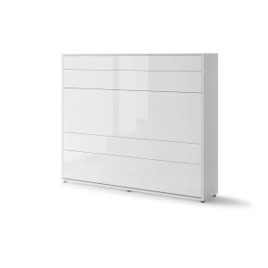 BED CONCEPT BC-14 horizontalni zidni krevet 160x200 s madracem – Visoki sjaj - Slika 5