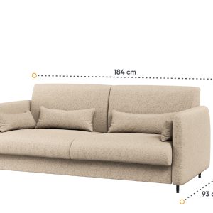 Dvosjed BC - 19 za zidni krevet - Lenart Bed Concept 12 (Krevet u ormaru) - Slika 2