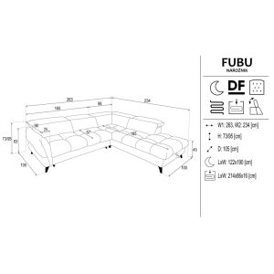 Fubu 263x234cm / s ležajem - Slika 5