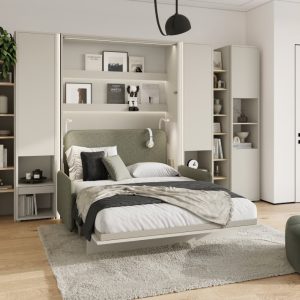 BED CONCEPT BC-13 vertikalni  zidni krevet 180x200 s madracem  – Kašmir - Slika 6