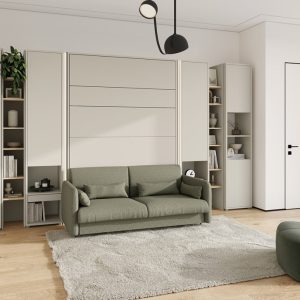 BED CONCEPT BC-13 vertikalni  zidni krevet 180x200 s madracem  – Kašmir - Slika 5