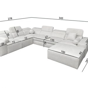 Vito VIII  187x343x278/ s ležajem - Slika 6
