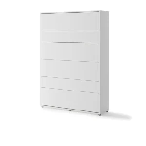 BED CONCEPT BC-02 vertikalni zidni krevet 120x200 s madracem – Bijela - Slika 2