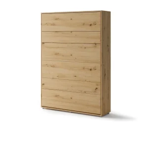 BED CONCEPT BC-02 vertikalni zidni krevet 120x200 s madracem – Artisan hrast - Slika 2