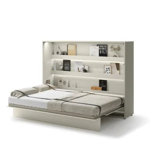 BED CONCEPT BC-04 horizontalni  zidni krevet 140x200 s madracem  – Kašmir - Slika 1