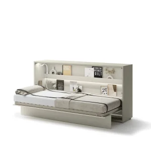 BED CONCEPT BC-06 horizontalni  zidni krevet 90x200 s madracem  – Kašmir - Slika 1