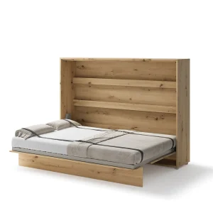 BED CONCEPT BC-04 horizontalni  zidni krevet 140x200 s madracem  – Artisan hrast - Slika 3
