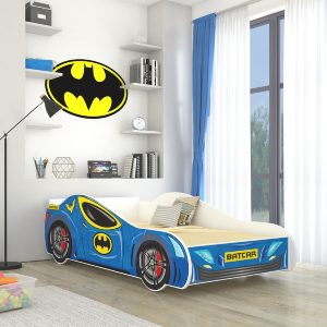 Dječji krevet BATCAR s madracem 140x70 - Slika 1