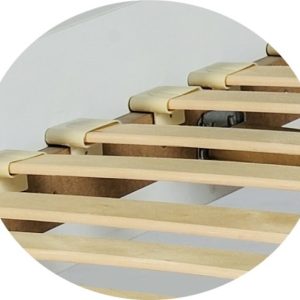 Dvostruki krevet EMKA II sivi s madracima 160x80 - Slika 6
