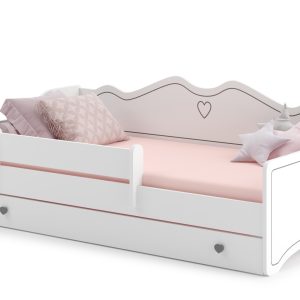 Dječji krevet EMKA sivi s madracem 160x80 - Slika 2