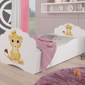 Dječji krevet CASIMO LAV s madracem i ladicom 160x80 - Slika 1