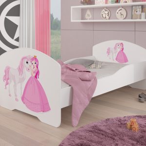 Dječji krevet PEPE PRINCEZA I KONJ s madracem 140x70 - Slika 1