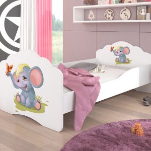 Dječji krevet CASIMO SLON s madracem 140x70 - Slika 1