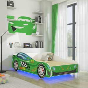 Dječji krevet SPEED s madracem i LED rasvjetom 140x70 - Slika 1