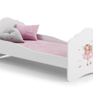 Dječji krevet CASIMO DJEVOJČICA S KRILIMA s madracem 160x80 - Slika 2