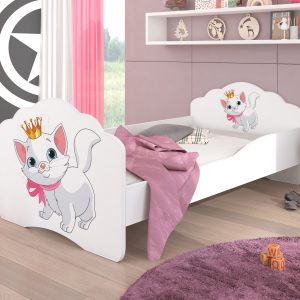 Dječji krevet CASIMO MAČKA s madracem 160x80 - Slika 1
