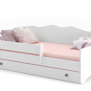 Dječji krevet EMKA sivo-bijeli s madracem 160x80 - Slika 2