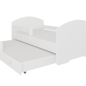 Dvostruki krevet PEPE II s ogradom i madracima 160x80 - Slika 3