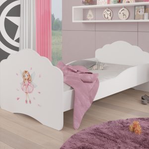 Dječji krevet CASIMO DJEVOJČICA S KRILIMA s madracem 160x80 - Slika 1