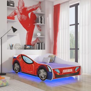 Dječji krevet SPIDER s madracem i LED rasvjetom 140x70 - Slika 1