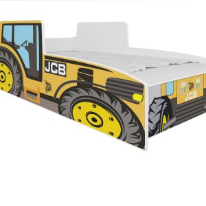 Dječji krevet TRAKTOR ŽUTI s madracem 140x70 - Slika 2