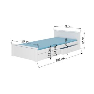 Krevet ALDEX 200x90 - Slika 3