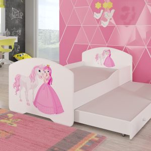 Dvostruki krevet PEPE II PRINCEZA I KONJ s madracima 160x80 - Slika 1
