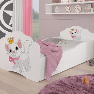 Dječji krevet CASIMO MAČKA s madracem i ladicom 160x80 - Slika 1